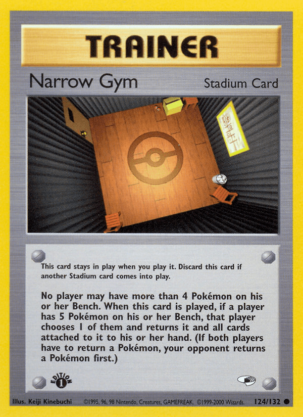 Narrow Gym 124/132 — Pokémon Gym Heroes card