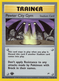 Pewter City Gym 115/132 — Pokémon Gym Heroes card