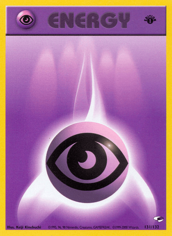 Psychic Energy 131/132 — Pokémon Gym Heroes card