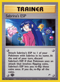 Sabrina's ESP 117/132 — Pokémon Gym Heroes card