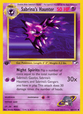 Sabrina's Haunter 58/132 — Pokémon Gym Heroes card