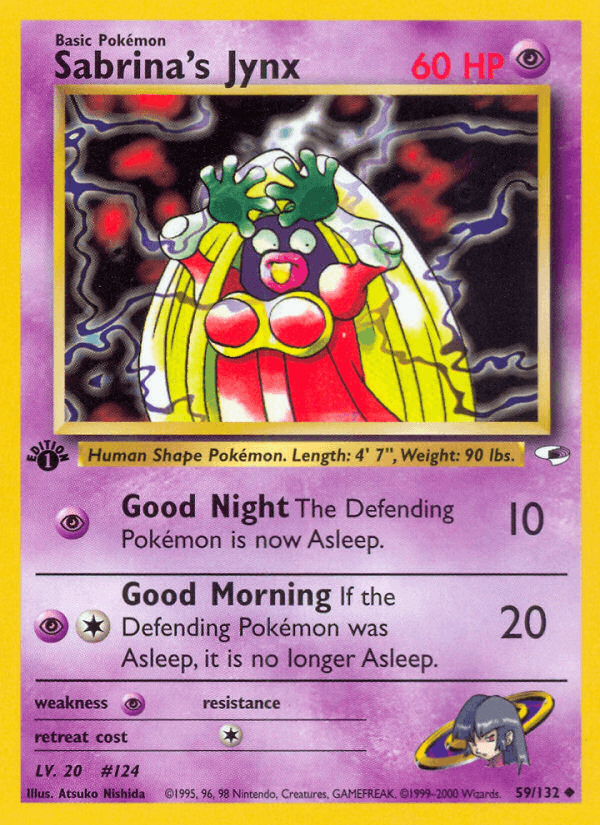 Sabrina's Jynx 59/132 — Pokémon Gym Heroes card