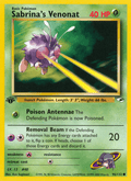 Sabrina's Venonat 96/132 — Pokémon Gym Heroes card