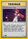 The Rocket's Trap 19/132 — Pokémon Gym Heroes card