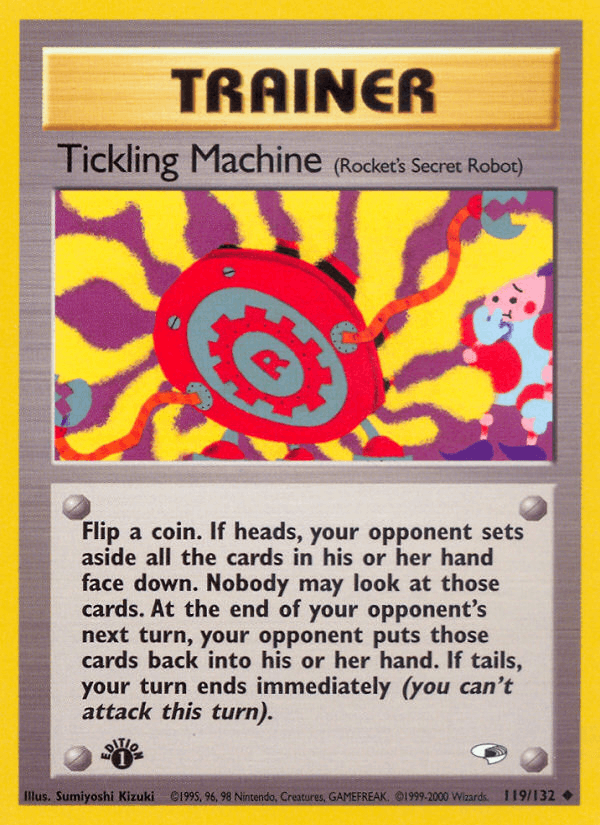 Tickling Machine 119/132 — Pokémon Gym Heroes card