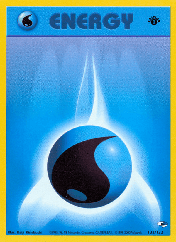 Water Energy 132/132 — Pokémon Gym Heroes card