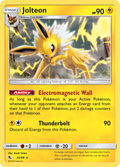 Jolteon 23/68 English Pokémon card from Hidden Fates (2019)