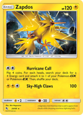 Zapdos 24/68 English Pokémon card from Hidden Fates (2019)