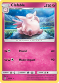 Clefable 40/68 English Pokémon card from Hidden Fates (2019)