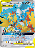 Moltres & Zapdos & Articuno-GX 66/68 English Pokémon card from Hidden Fates (2019)