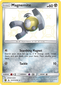 Magnemite SV27/SV94 English Pokémon card from Hidden Fates Shiny Vault (2019)