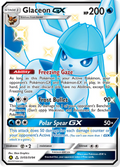 Glaceon-GX SV55/SV94 English Pokémon card from Hidden Fates Shiny Vault (2019)