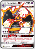Naganadel-GX SV63/SV94 English Pokémon card from Hidden Fates Shiny Vault (2019)