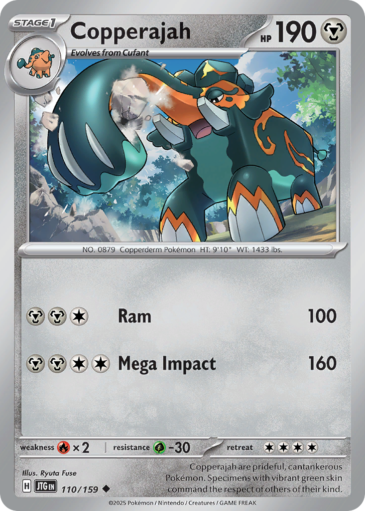 Copperajah 110/159 — English Pokémon Journey Together (2025)