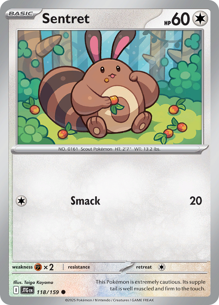 Sentret 118/159 — English Pokémon Journey Together (2025)