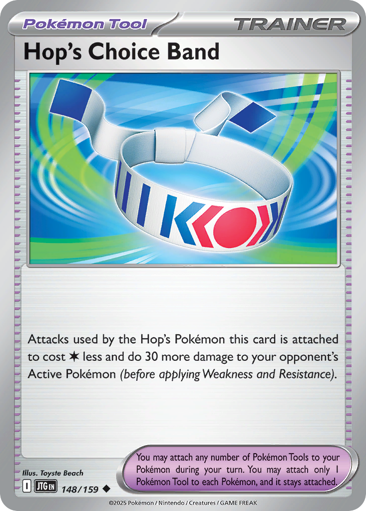 Hop's Choice Band 148/159 — English Pokémon Journey Together (2025)
