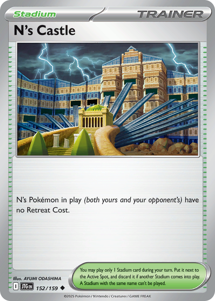 N's Castle 152/159 — English Pokémon Journey Together (2025)