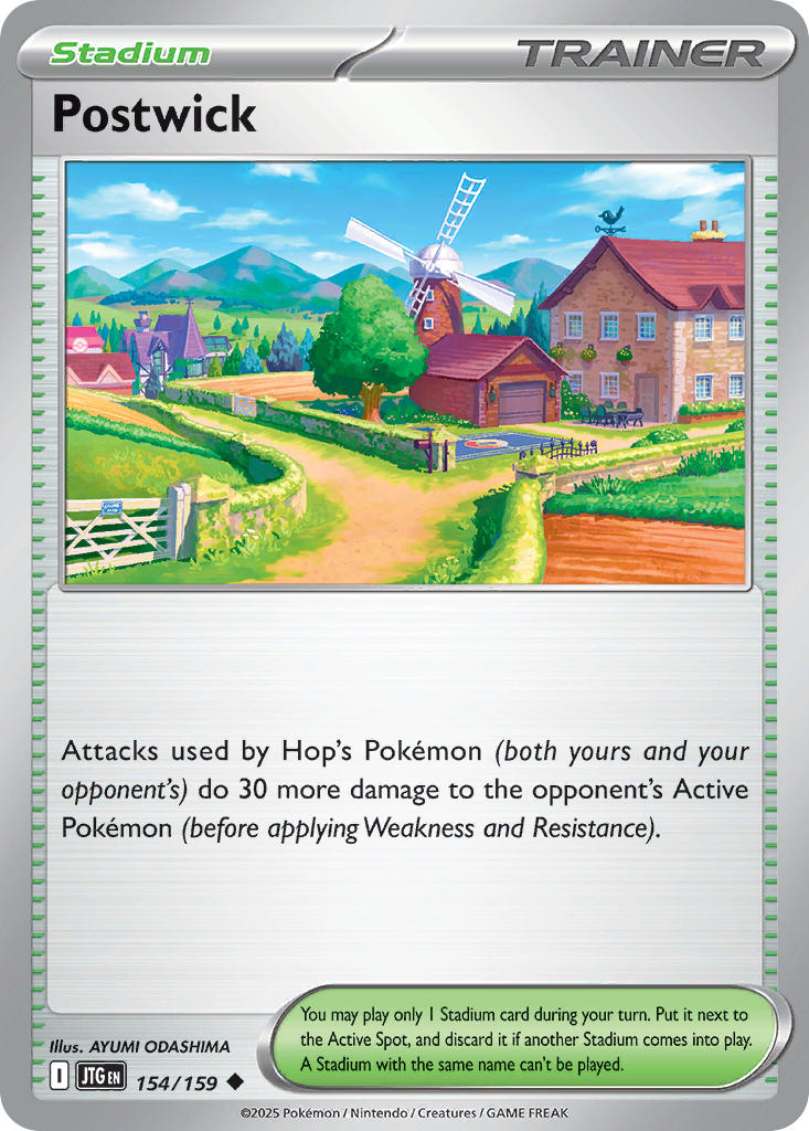 Postwick 154/159 — English Pokémon Journey Together (2025)