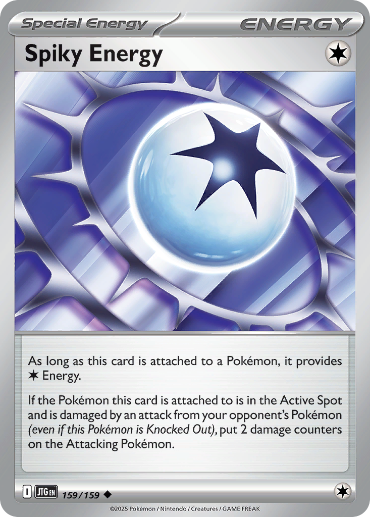 Spiky Energy 159/159 — English Pokémon Journey Together (2025)