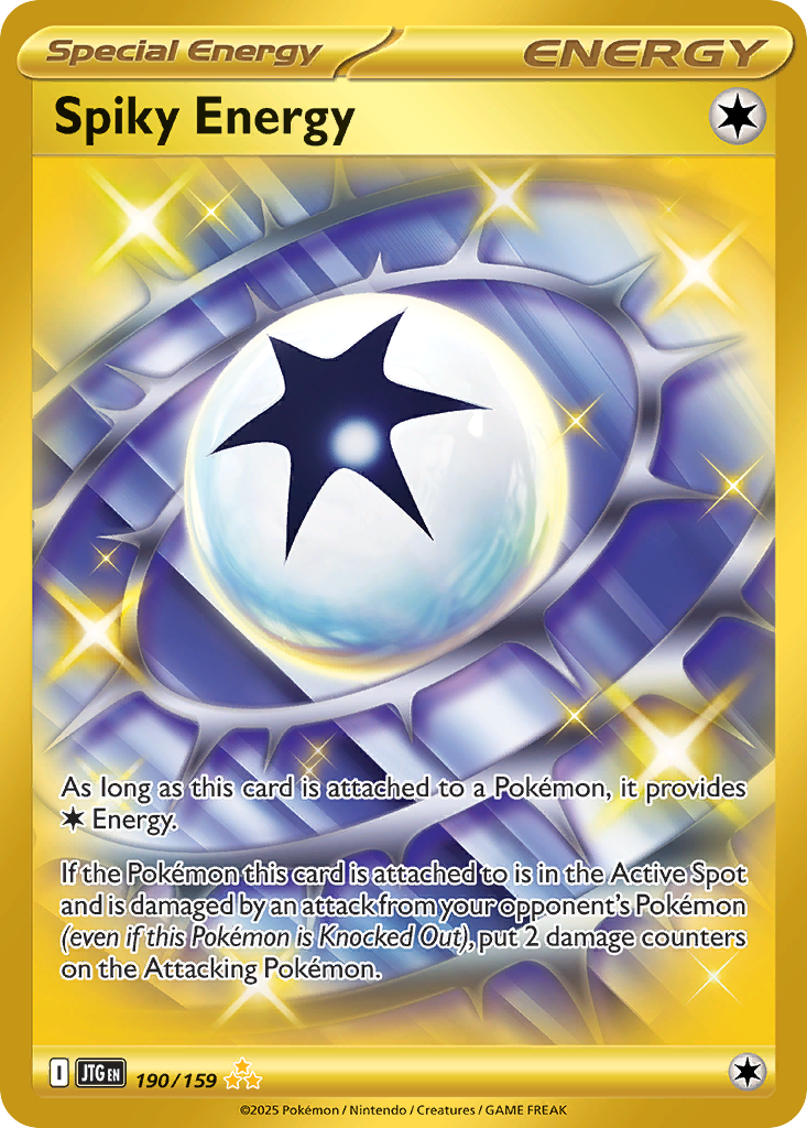 Spiky Energy 190/159 — English Pokémon Journey Together (2025)