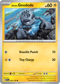 Alolan Geodude 44/159 — English Pokémon Journey Together (2025)