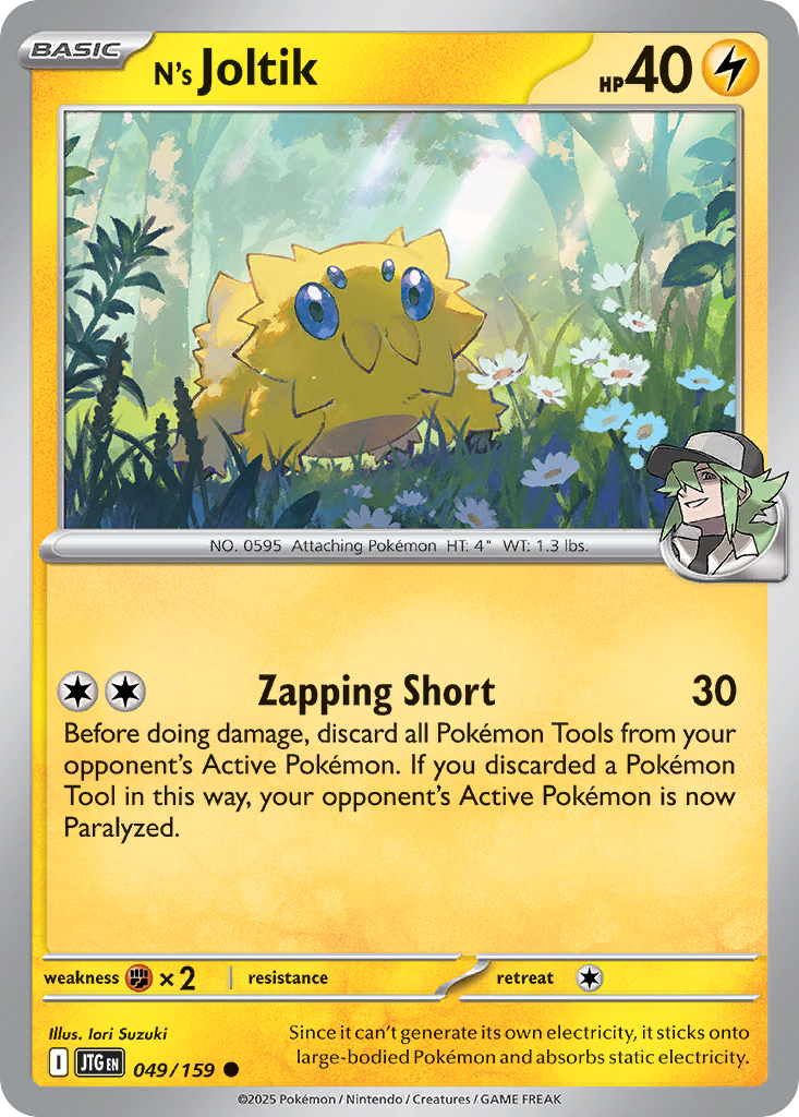 N's Joltik 49/159 — English Pokémon Journey Together (2025)