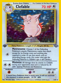 Clefable 1/64 Pokémon Jungle card