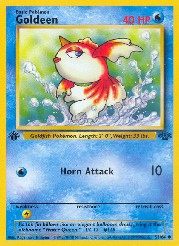 Goldeen 53/64 Pokémon Jungle card
