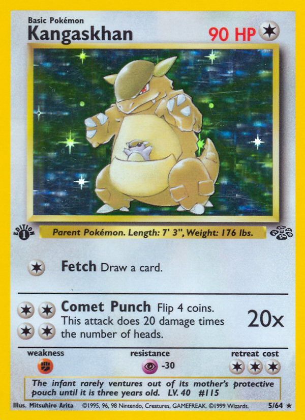 Kangaskhan 5/64 Pokémon Jungle card