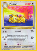 Persian 42/64 Pokémon Jungle card