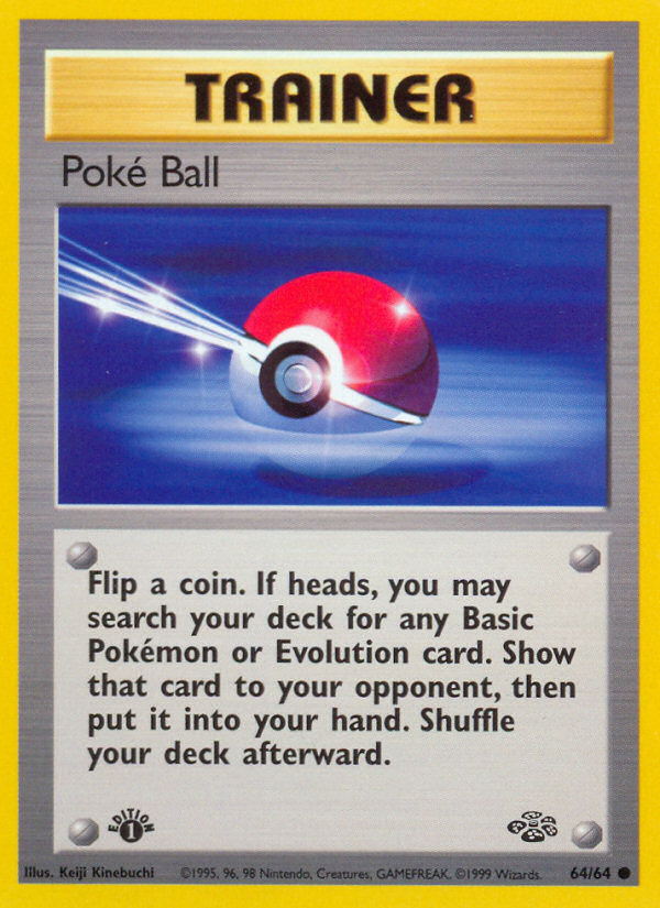 Poké Ball 64/64 Pokémon Jungle card