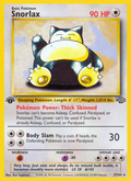 Snorlax 27/64 Pokémon Jungle card