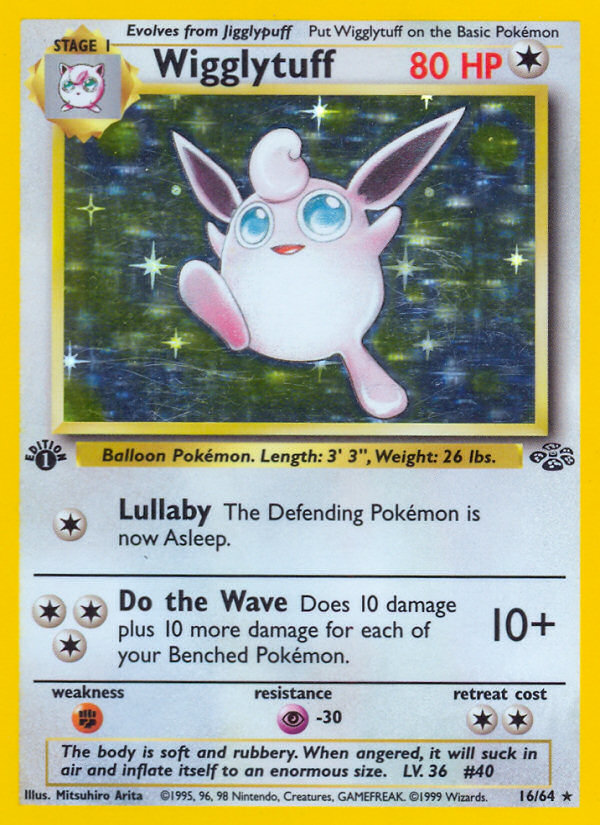 Wigglytuff 16/64 Pokémon Jungle card