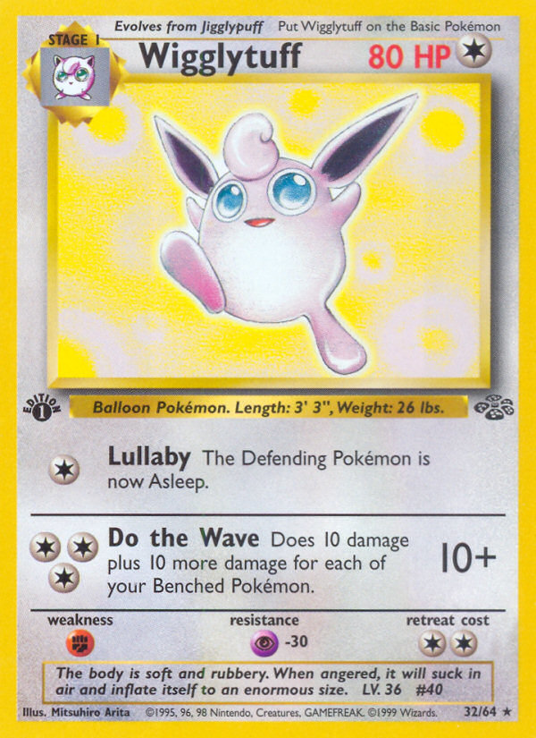 Wigglytuff 32/64 Pokémon Jungle card