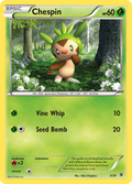 Chespin 3/39 English Pokémon card from Kalos Starter Set (2013)