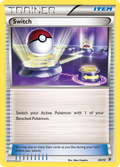 Switch 38/39 English Pokémon card from Kalos Starter Set (2013)