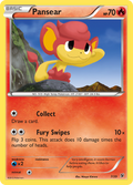 Pansear 7/39 English Pokémon card from Kalos Starter Set (2013)
