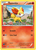 Fennekin 8/39 English Pokémon card from Kalos Starter Set (2013)