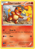 Charmander 17/113 Pokémon card from Legendary Treasures (2013), English Common