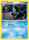Dewott 38/113 Pokémon card from Legendary Treasures (2013), English Uncommon