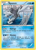 Kyurem 43/113 Pokémon card from Legendary Treasures (2013), English Rare Holo
