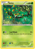 Snivy 6/113 Pokémon card from Legendary Treasures (2013), English Common