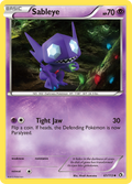 Sableye 61/113 Pokémon card from Legendary Treasures (2013), English Uncommon
