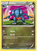 Gabite 95/113 Pokémon card from Legendary Treasures (2013), English Uncommon