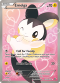 Emolga RC23/RC25 Pokémon card from Legendary Treasures (2013), Radiant Collection, English Rare Ultra