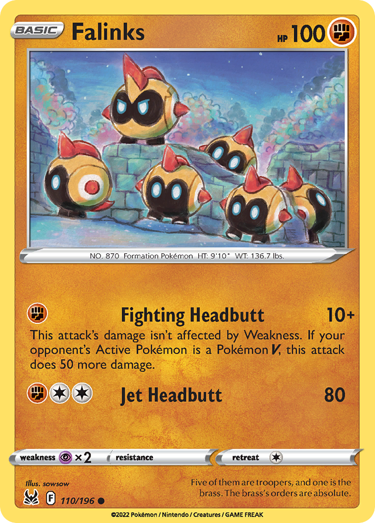 Falinks 110/196 — English Pokémon Lost Origin (2022)