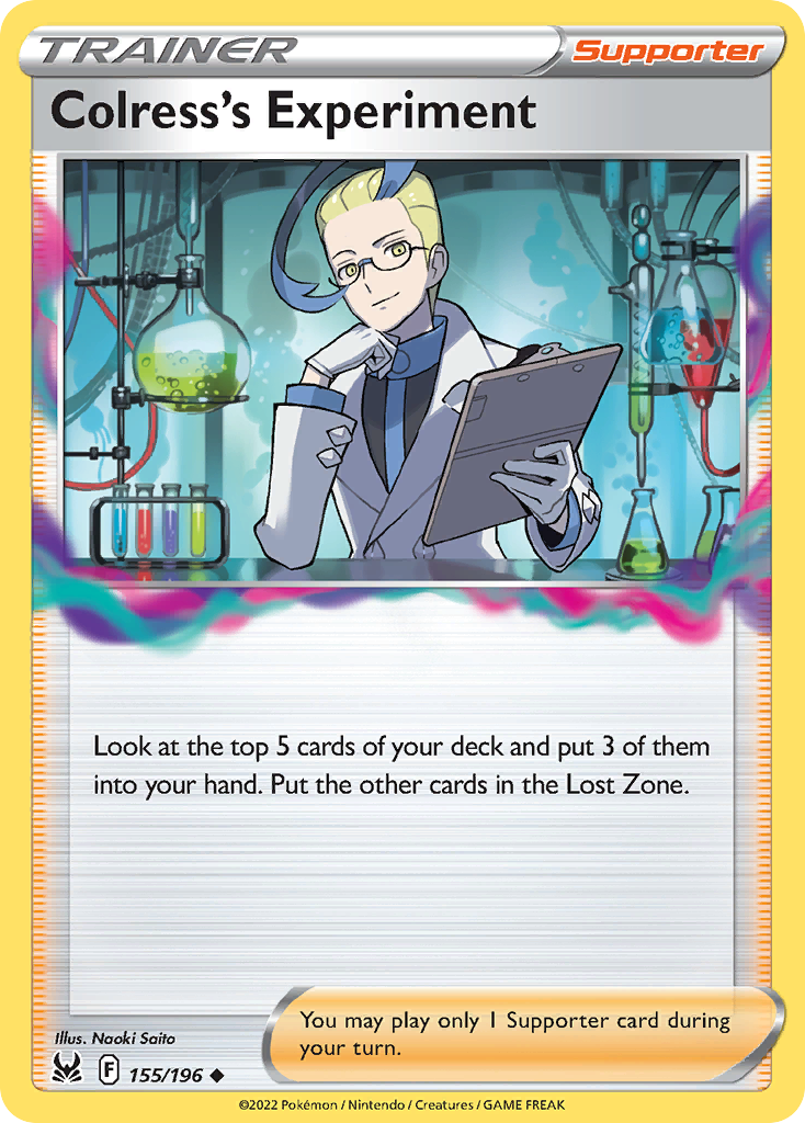 Colress's Experiment 155/196 — English Pokémon Lost Origin (2022)