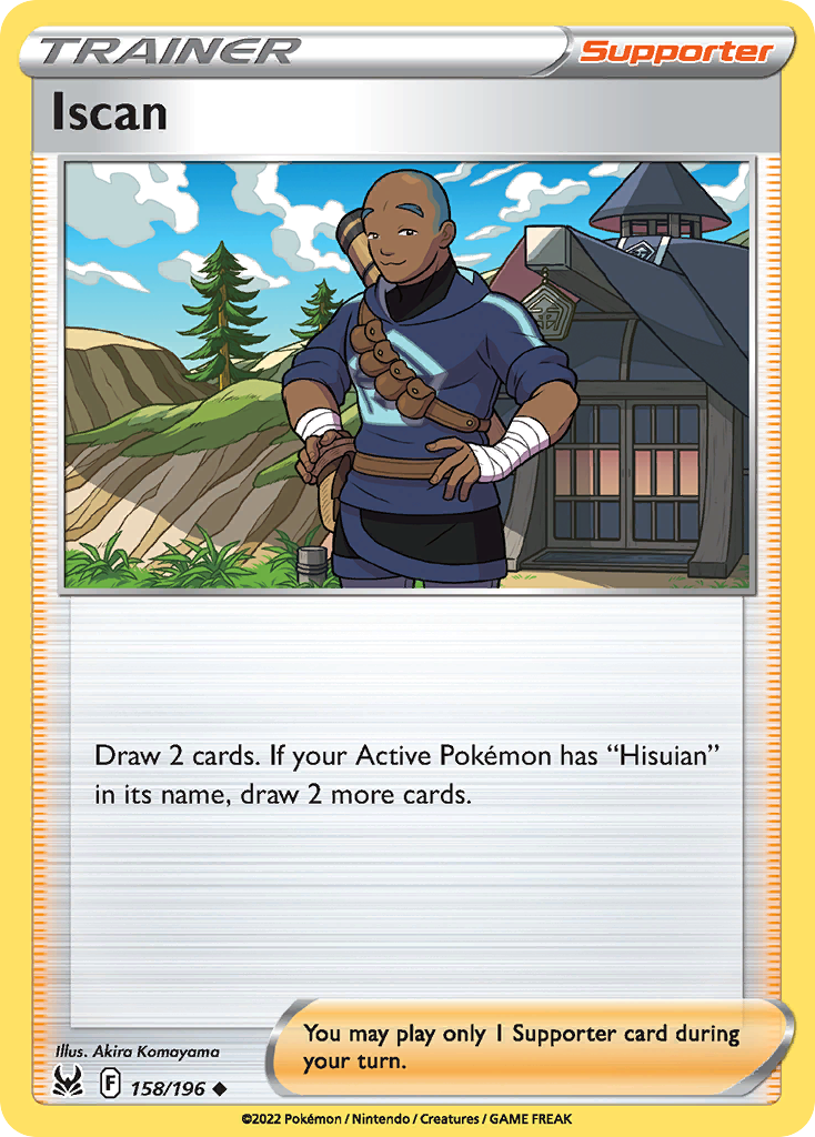 Iscan 158/196 — English Pokémon Lost Origin (2022)