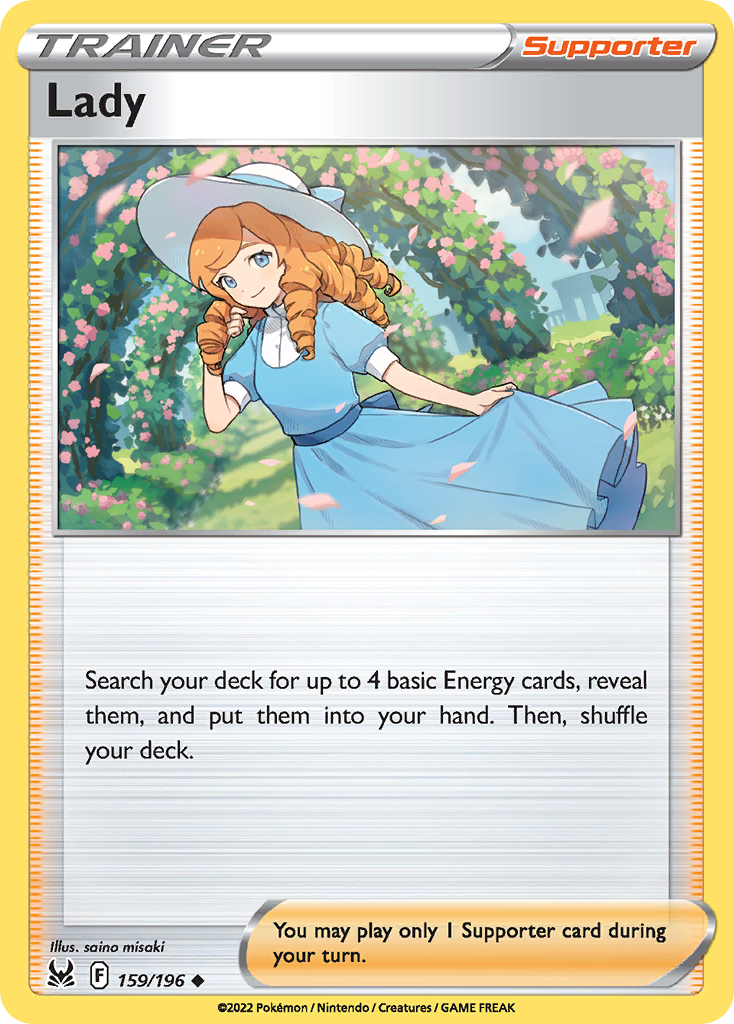 Lady 159/196 — English Pokémon Lost Origin (2022)