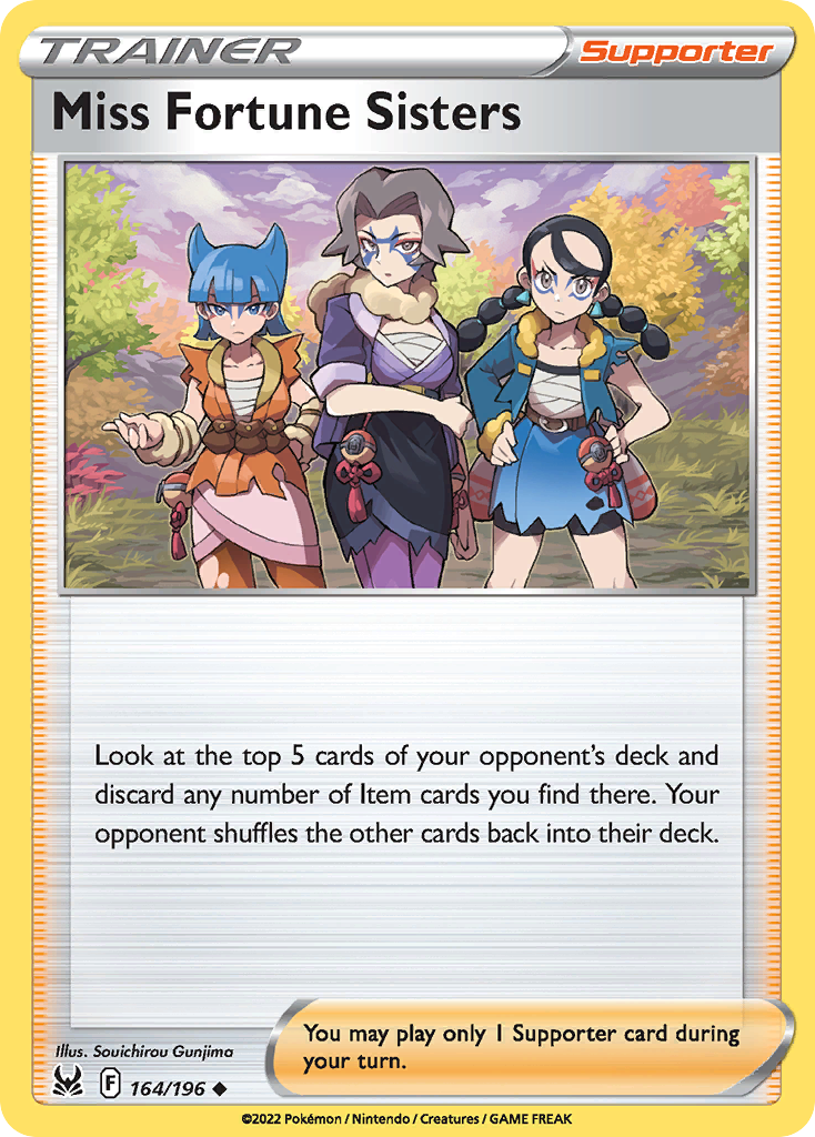 Miss Fortune Sisters 164/196 — English Pokémon Lost Origin (2022)